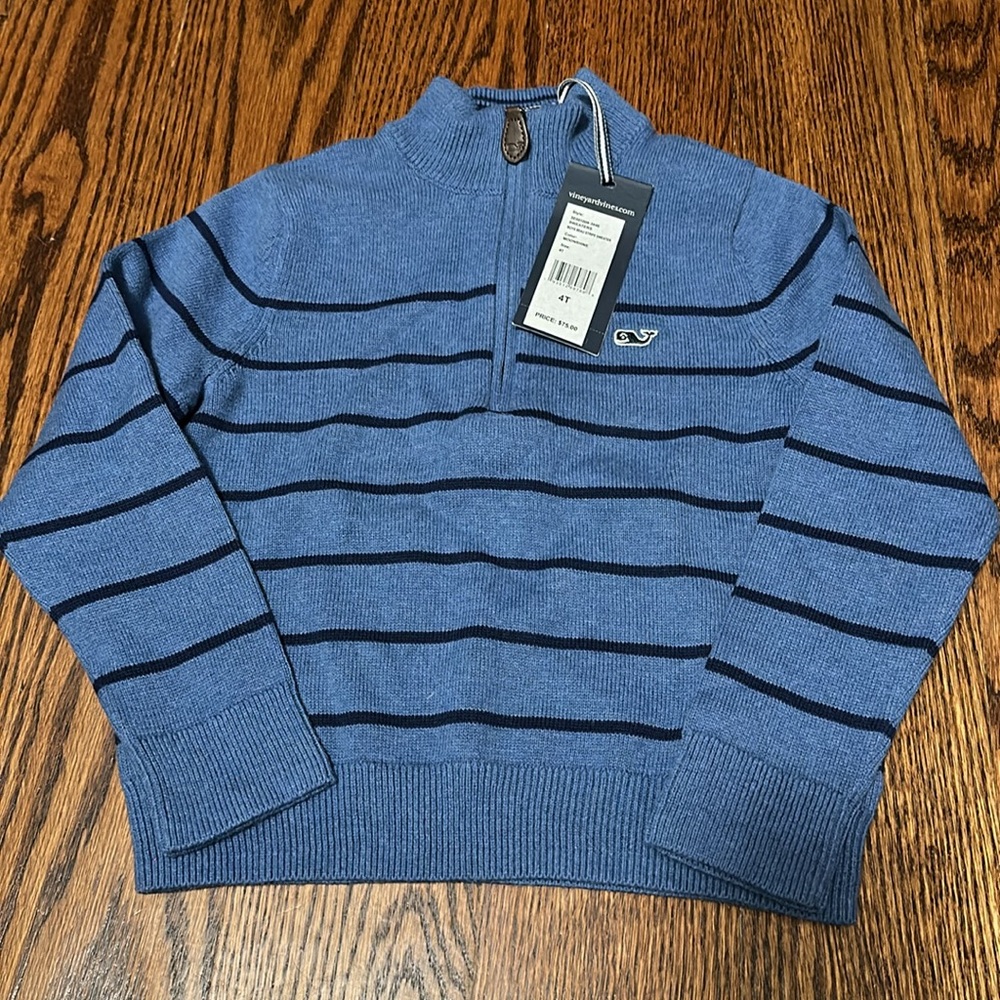 NWT Vineyard Vines Boys Stripe Sweater